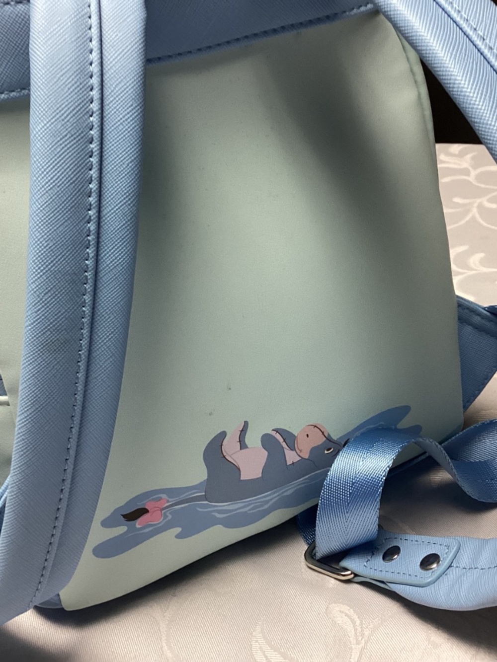 Loungefly Winnie the Pooh mini backpack. RETIRED RARE. UMBRELLA - Picture 5 of 11